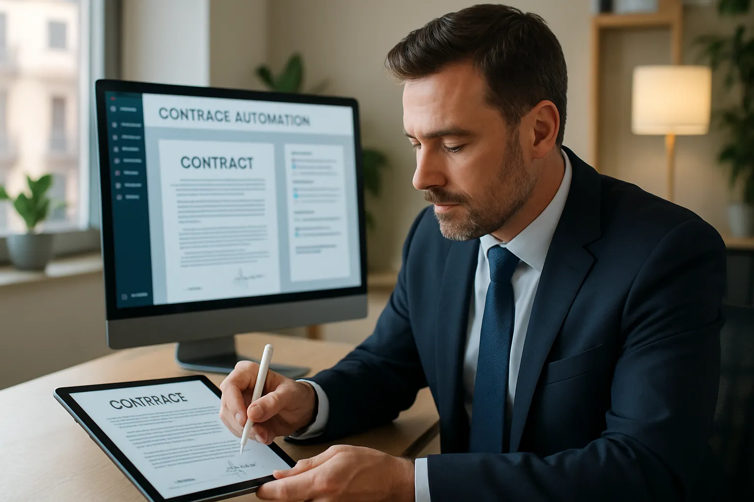Generar Contratos Automáticamente con IA: Cómo Funciona y Qué Sectores Se Benefician - Guías de Automatización | Automatización con IA | Proxera