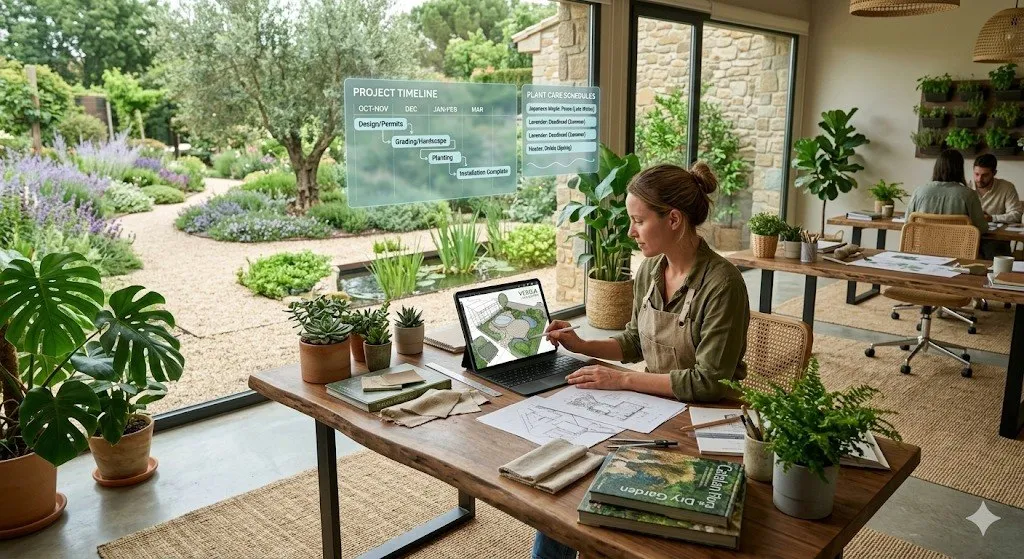 Jardinería profesional con gestión XERA